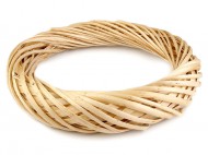 Proutěný věnec 34 cm 3 přírodní sv., 1 ks - zvětšit obrázek