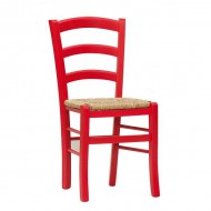 Jídelní židle Paysane color masiv rosso - zvětšit obrázek